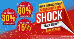 khuyến mão cực khủng của azdigi mùa black friday 2018