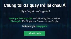 Stable Host Giảm 70% Trọn Đời Tặng Tên Miền .COM miễn phí