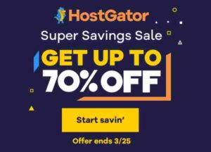 Hostgator Giảm Giá 70%