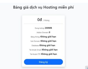 hosting miễn phí