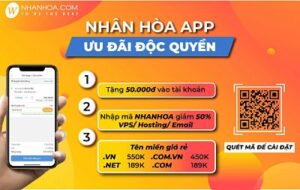 Nhân Hòa giảm giá 50% dịch vụ