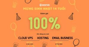 Hostvn giảm giá 100% dịch vụ