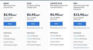 bluehost khuyến mãi 75% tặng tên miền miễn phí